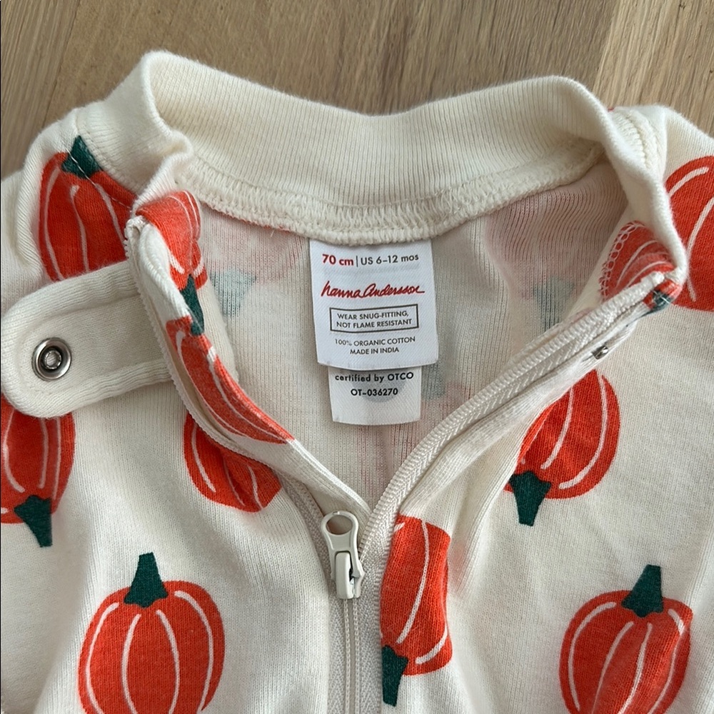 Hanna Andersson Pumpkin Pjs - Picture 3 of 3